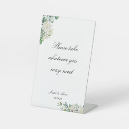 Anpassade Vit Blommigt-bastrumentecken