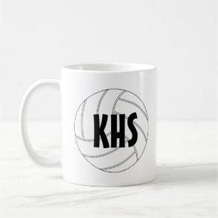 Anpassade Volleyball Coffee Mugg