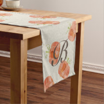 Anpassade Watercolor pumpkin bord springer
