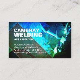 Anpassade Welder Consultant Affärskorts Visitkort