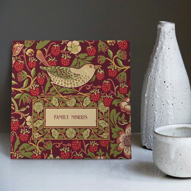 Anpassade William Morris Strawberry Thief Kakelplatta (Skapare uppladdad)