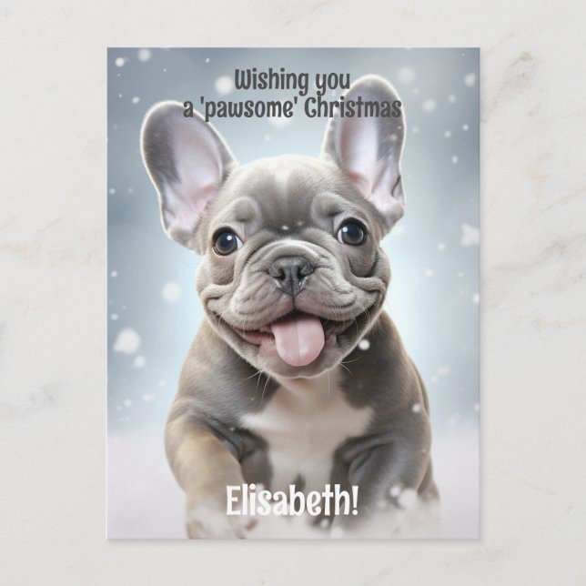 Anpassade Winter Tassar of Joy Vykort (Framsida)