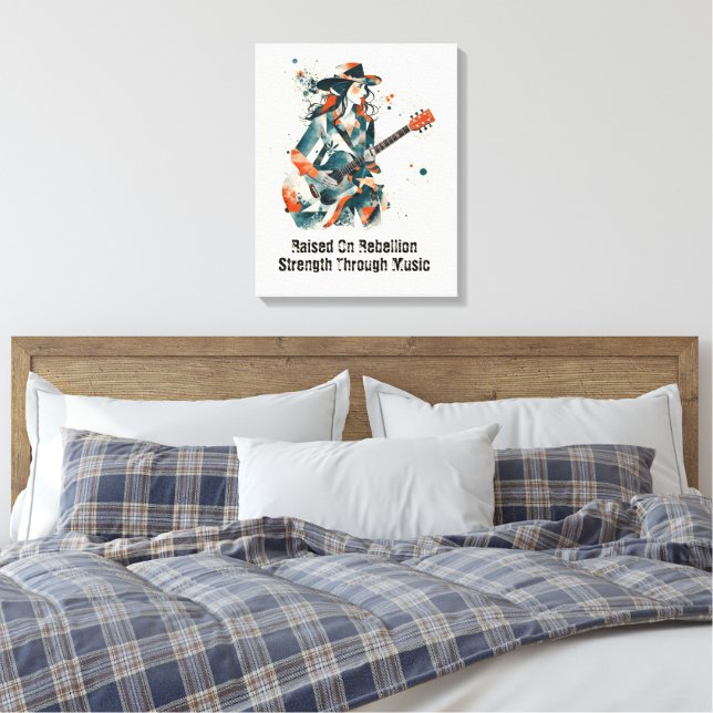 Anpassade Women Abstrakt Art Inspirational Canvastryck (Insitu (sovrum))