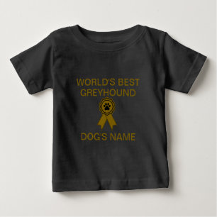Anpassade World's Best Greyhound Design T Shirt