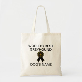 Anpassade World's Best Greyhound Design Tygkasse