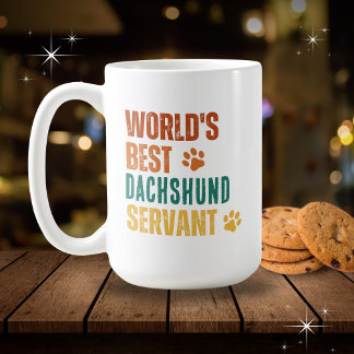 Anpassade World's Best {Your Hund aveln} Server Kaffemugg