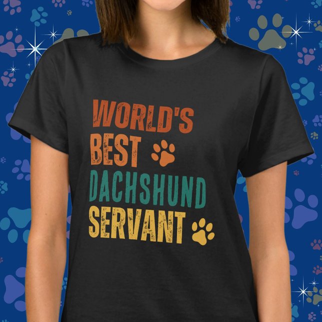 Anpassade World's Best {Your Hund aveln} Server T Shirt (Personalize with your dog's breed. Available in multiple apparel styles, sizes and colors.)