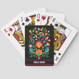 Anpassade Wycinanki Splendor Casinokort