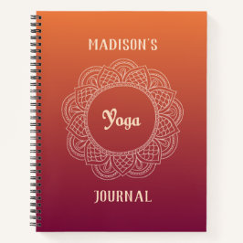Anpassade Yoga Journal