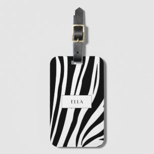 Anpassade zebra tryck bagagebricka