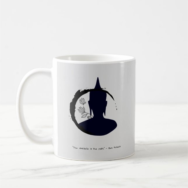 Anpassade Zen Mugg med Personlig Message (Vänster)