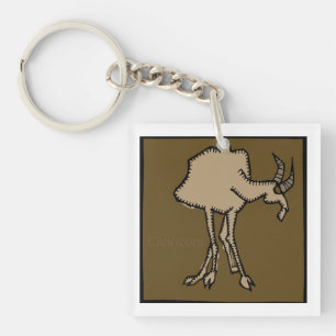 Anpassade Zodiac-tecken Capricorn 2side Keychain