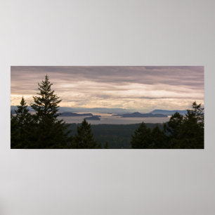 Anpassadeaffisch: San Juan öar Pano Poster