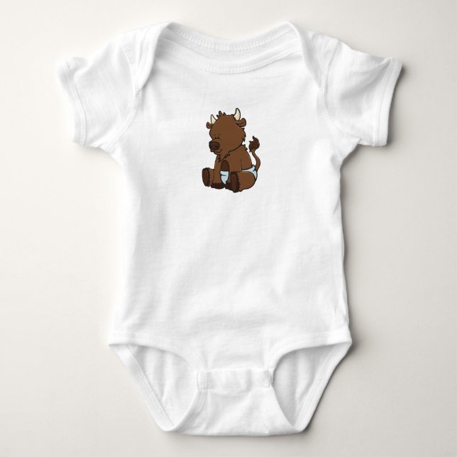 AnpassadebabyBison Tröja (Framsida)