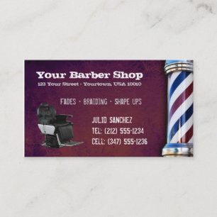 ANPASSADEbarberaren shoppar BC Tidsbeställning Kort