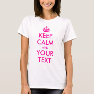 Anpassadebehållalugn T-shirt