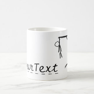 Anpassadebödel med ett ord av ditt primat kaffemugg