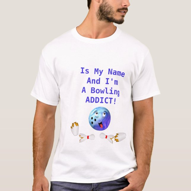 Anpassadebowlingknarkare Tee (Framsida)