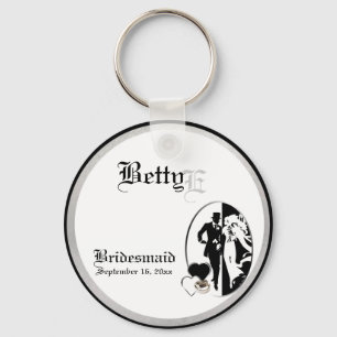 Anpassadebrudtärnaminnessak Keychain Nyckelring