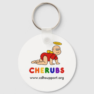 AnpassadeCHERUBSlogotyp Keychain Nyckelring