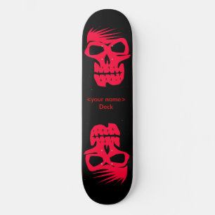 Anpassadedöskallar Old School Skateboard Bräda 18 Cm