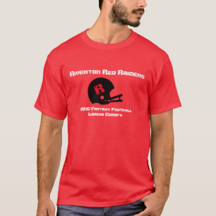 Anpassadefantasifotboll tuggar ljudlig T-tröja T-shirt