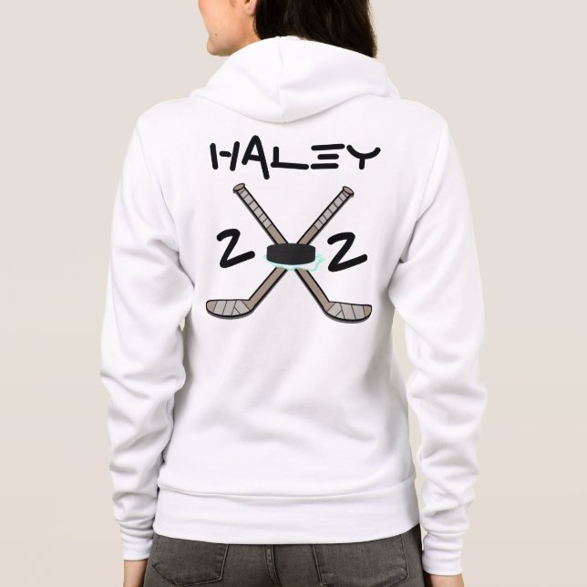 Anpassadehockeytröja T Shirt (Baksida)