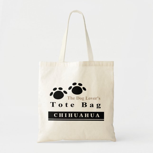 Anpassadehund älskaretote bags tygkasse (Framsidan)