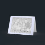 Anpassadejul/skräddarsy Hanukkah foto - Helgkort<br><div class="desc">Anpassadejulen card att du kan tillfoga ditt egna foto till. Du kan också tillfoga din egna text.</div>