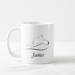Anpassadekaffemugg med Cowboyhatten Kaffemugg