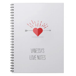 Anpassadekärlek noterar anteckningsbok