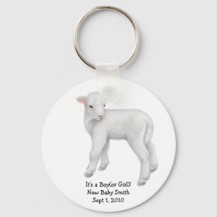 AnpassadeLamb Keychain Nyckelring