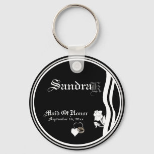 Anpassademaid of honorminnessak Keychain Nyckelring