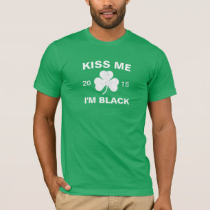 Anpassademanar kysser mig shamrocken för t shirt