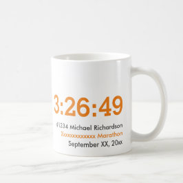Anpassademaratonspringer Kaffemugg