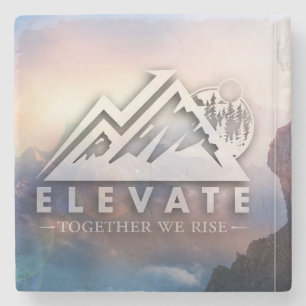 Anpassademarmorkustfartyget - tillfoga din logotyp stenunderlägg