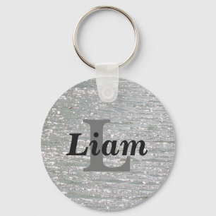 AnpassadeMonogram Keychain Nyckelring