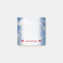 Anpassadenamn + Vit/gråttmoln och blå himmel