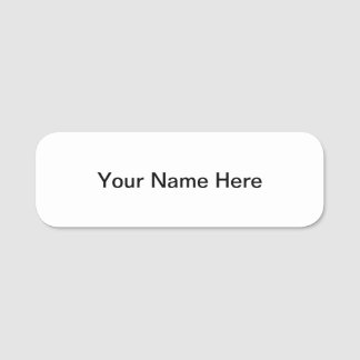 Anpassadenamnemblem med magnetisk täckning namnbricka