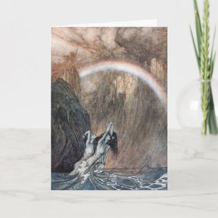 anpassadenotecard, Rackham Rhein jungfruar Kort