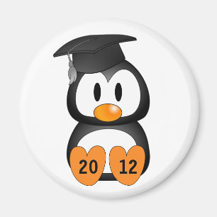 Anpassadestudentenpingvin Magnet