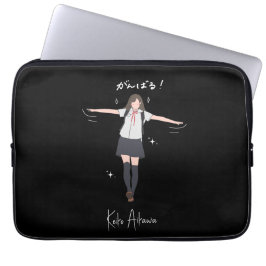 Anpassadet Aesthetic Anime unie Girl Laptop Fodral