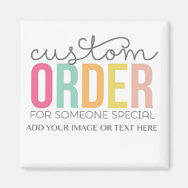 Anpassadet anpassningsbar order magnet