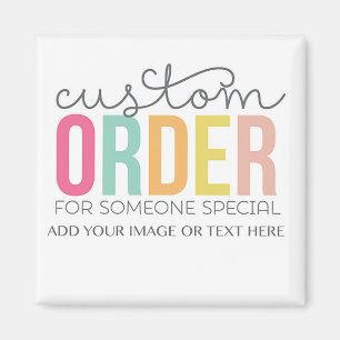 Anpassadet anpassningsbar order magnet