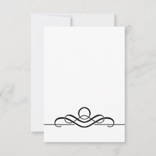 Anpassadet är tomt, enkelt monteringskort med kuve