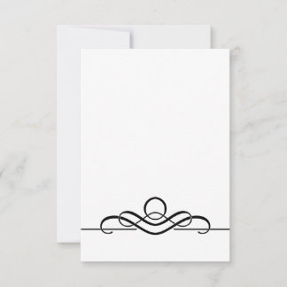 Anpassadet är tomt, enkelt monteringskort med kuve