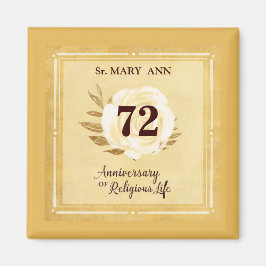 Anpassadet Årsdag för Religiösa Life Nun Magnet