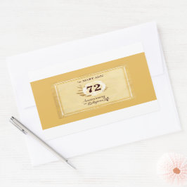 Anpassadet Årsdag för Religiösa Life Nun Rektangulärt Klistermärke