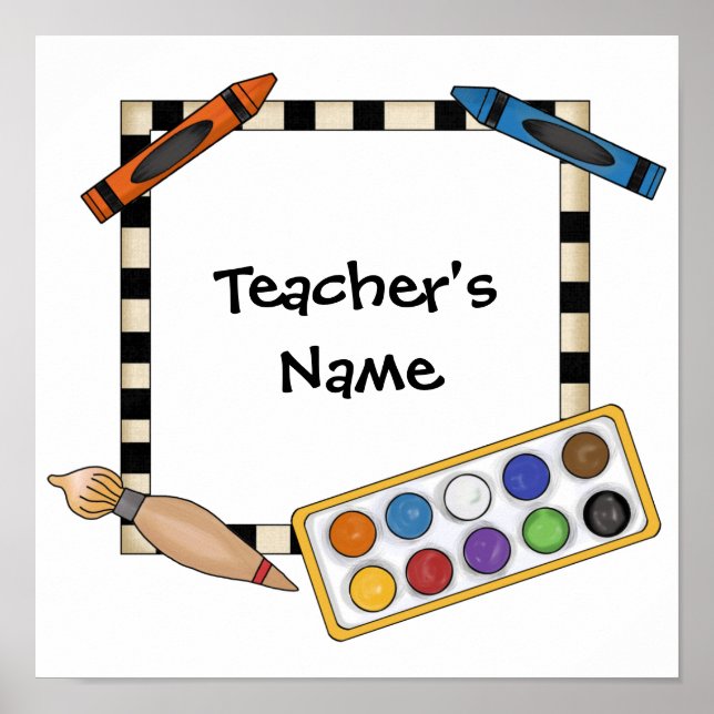 Anpassadet Art Class Poster (Framsidan)