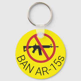 Anpassadet Ban AR-15s Nyckelring